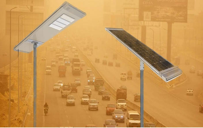 60W All-in-One-Solar-LED-Straßenlaternen